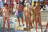 rihanna on the beach naked