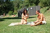young naturist family video clip