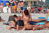 naked asian girls at beach