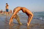 sucking stranger on nudist beach