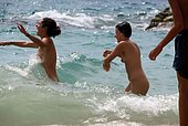 nude on beach