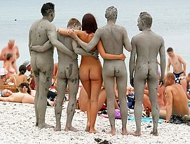 naked beach sex