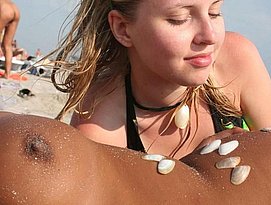 nude beach nude girl