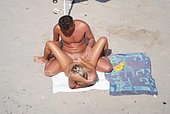women masturbating at nude beach video