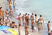naughty nude couples having sex on the beach