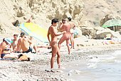 milfs on beach in hot bikinis and sucking cock