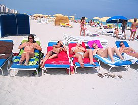 mature asses at the beach