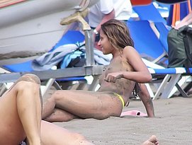 brazilian booty on the beach