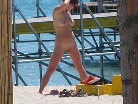 busty mature nude beach