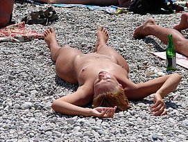 couple nude public on the beach sex