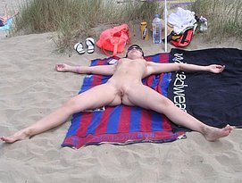 caught nude beach on cam